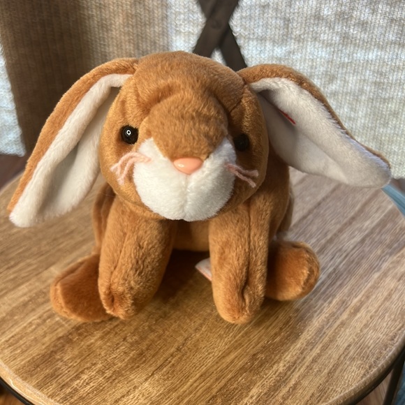 Ty Beanie Babie Ears Brown Rabbit - Picture 3 of 5
